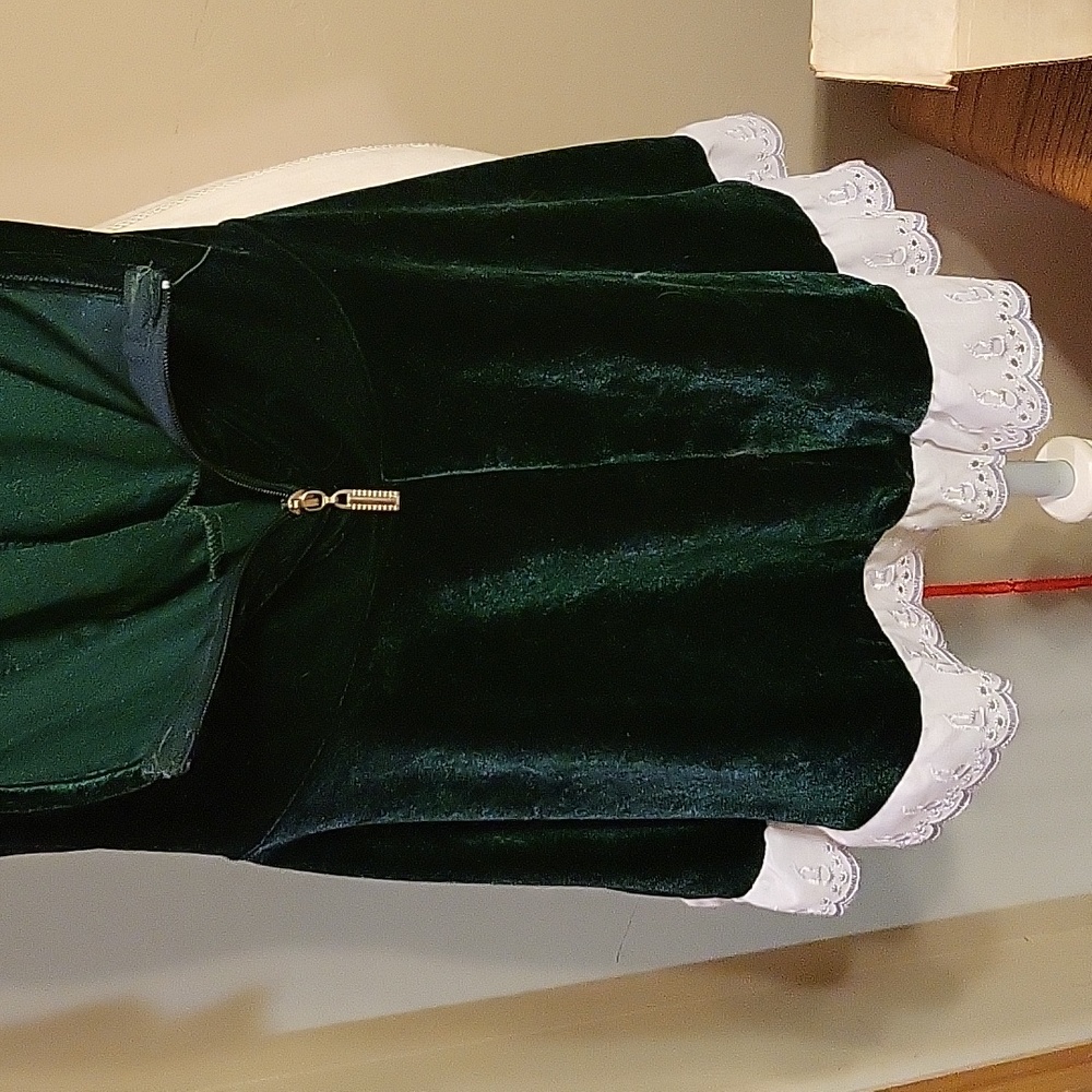 Sexy Holiday Christmas Costume S M Costume Mrs Santa Claus Womens Green lingerie - Picture 6 of 8
